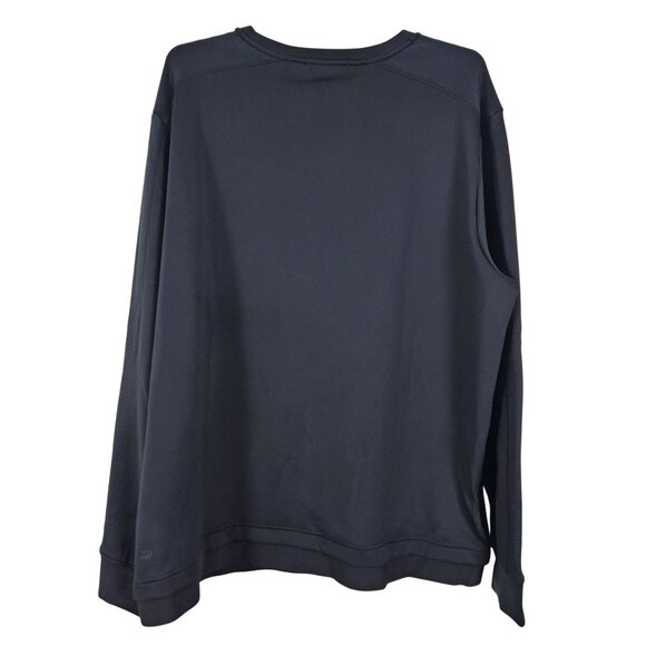All In Motion Mens Athletic Long Sleeve Black Crewneck Pullover XXL Soft Sports - Picture 2 of 11